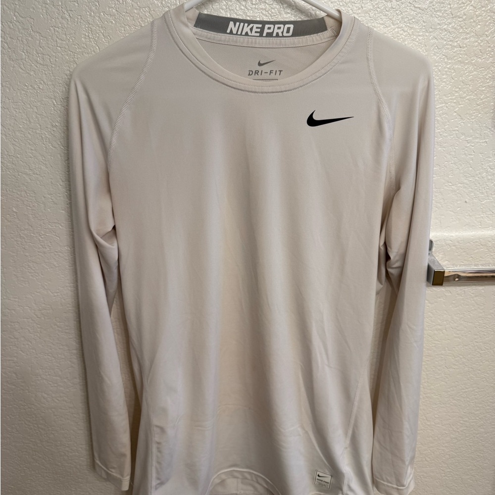 Nike Pro Dri-FIT Compression Shirt in White